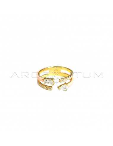 Two-wire adjustable ring half...