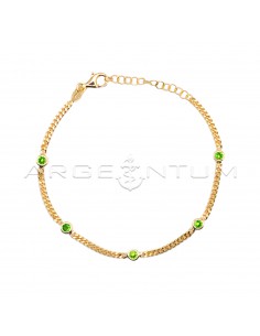 Curb mesh bracelet with...