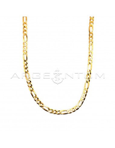 3 + 1 4 mm yellow gold plated link...
