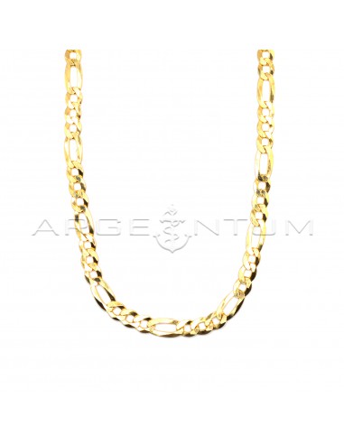 3 + 1 6 mm yellow gold plated link...