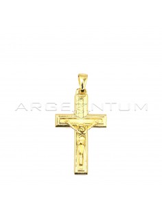 Plate cross pendant with...