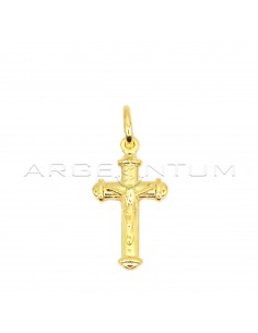 Cross pendant with rounded...