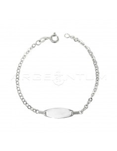 Diamond plate bracelet with...