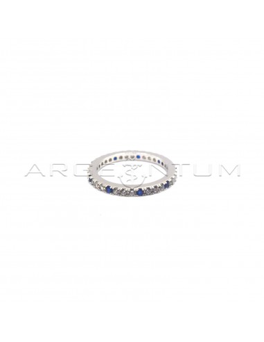 Eternity ring with 2 mm white and...
