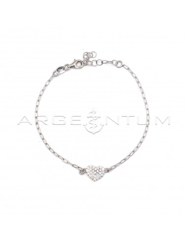 Biscuit mesh bracelet with central...