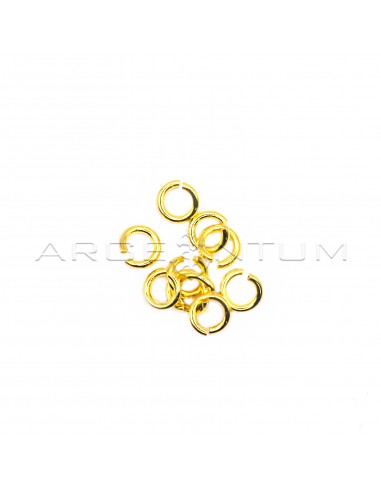 Counter links of ø 7 mm plated yellow...