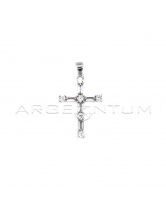 Cross pendant of round and...