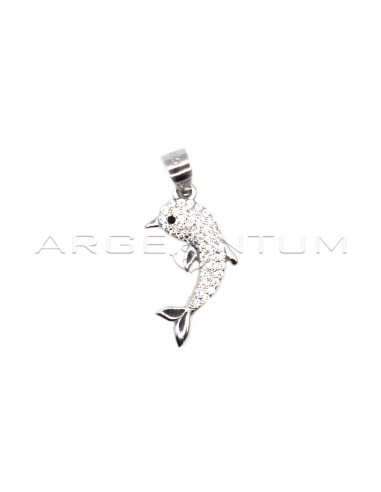 White Gold Plated Semi Cubic Zirconia...