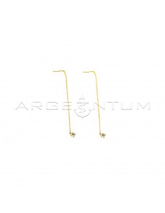 Up and down wire earrings...