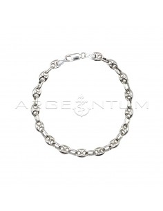 White gold plated 6 mm...