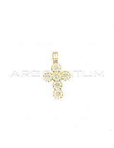 Yellow gold plated cross...