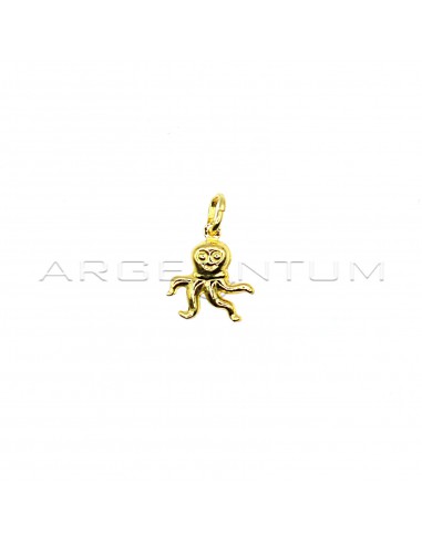 Yellow gold plated coupled octopus...