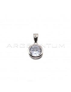 White gold plated 6 mm...