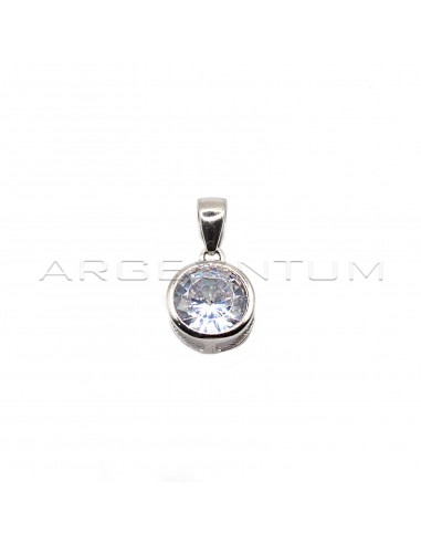 White gold plated 6 mm light point...