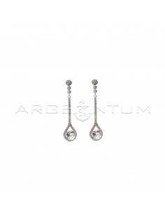 Drop earring with rigid...