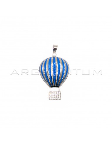Hot air balloon pendant with base of...