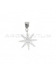 8-pointed star pendant with...