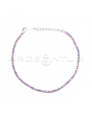 2mm lilac zircon tennis bracelet...