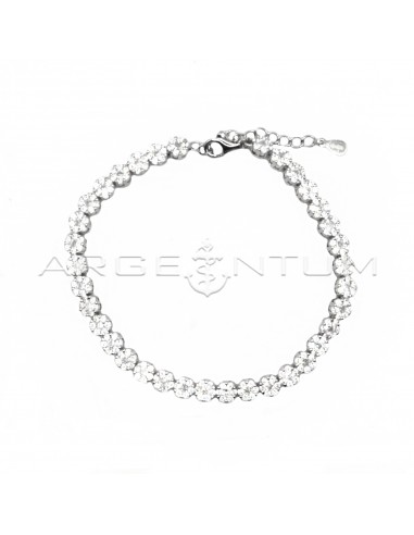 925 silver white gold plated white...