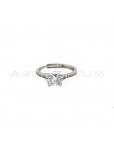 Adjustable solitaire ring...