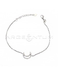 Rolo link bracelet with...