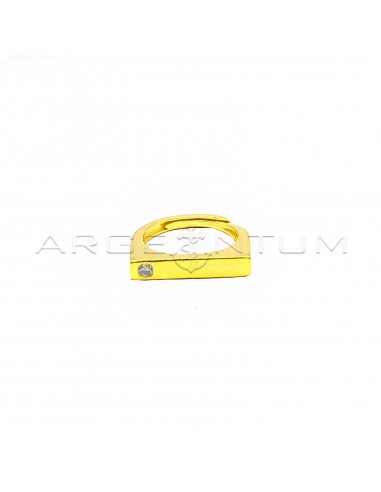 Rectangular adjustable ring with...