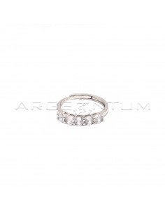 Adjustable ring with 5...