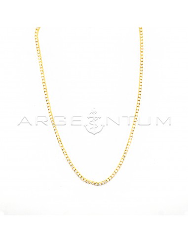 2mm white zircon tennis necklace...