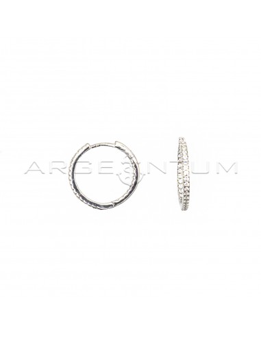 Hoop earrings ø 16 with front and...