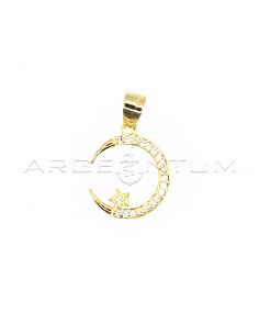 Moon pendant with star...