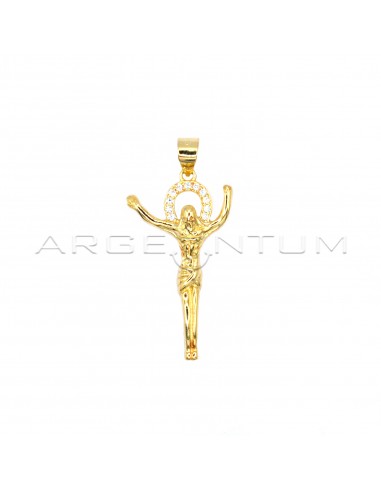 Precision-cast Christ pendant with...