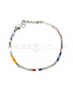 Semi-rigid bracelet with...