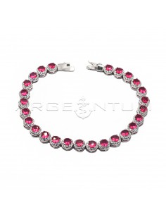 Bracelet with round red...
