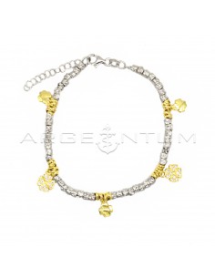 Bracelet with white gold...