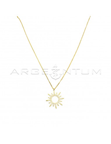 Forzatina link necklace with sun...