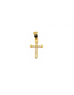 Mini cross pendant with...