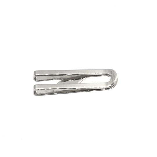 Fermasoldi placcato oro bianco in argento 925