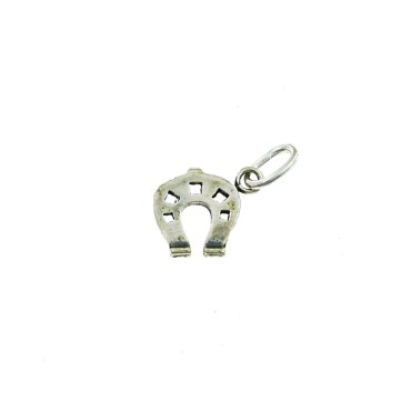 Ciondolo ferro di cavallo in argento microfuso 925