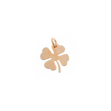 Four-leaf clover pendant in rose gold plated 925 silver